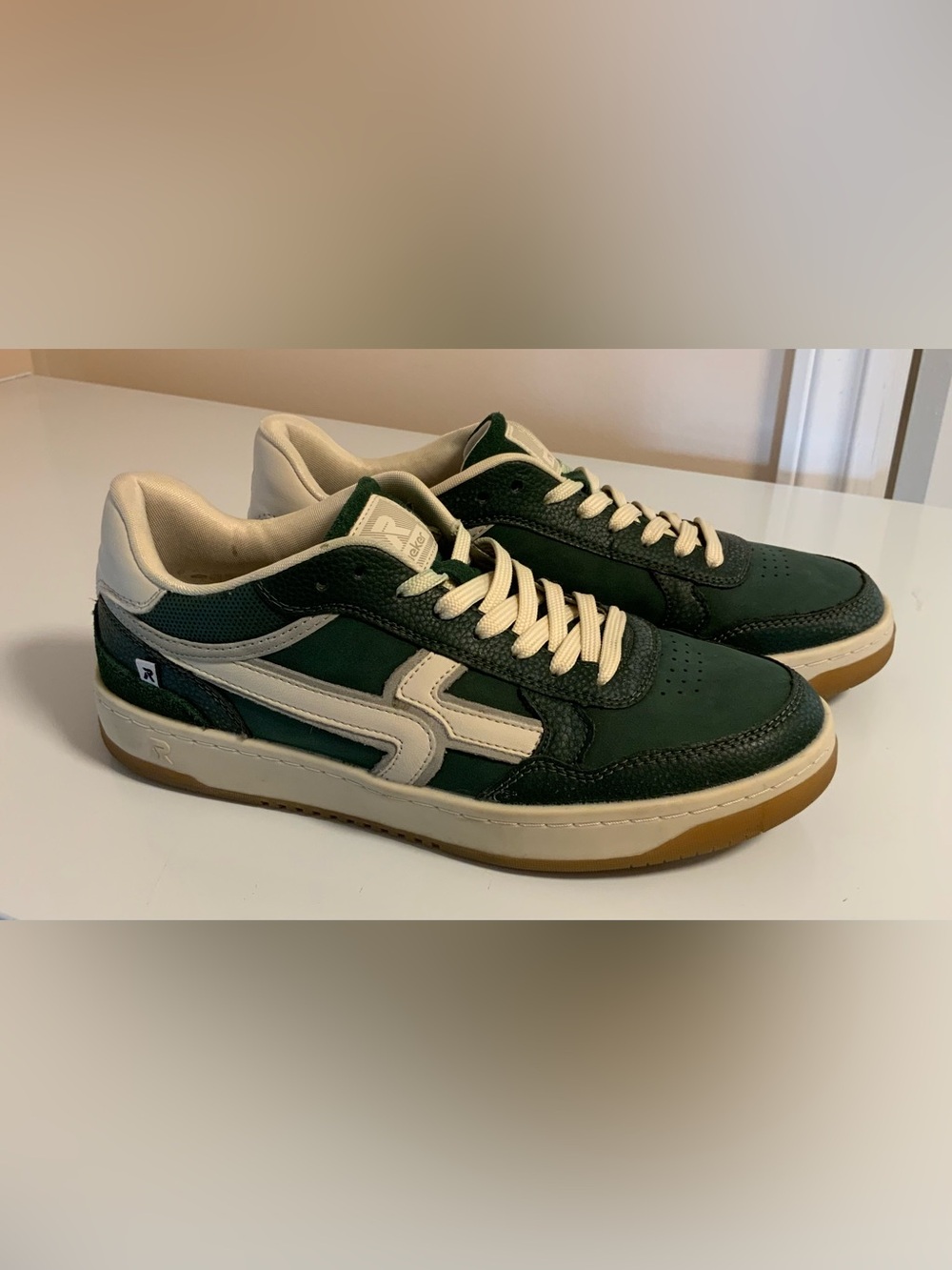 Sz 42 Rieker Sport Sneakers - Green Suede